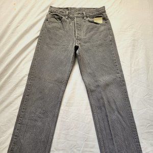 501's Men's Vintage Levi's Dark Gray 30x30 (101)